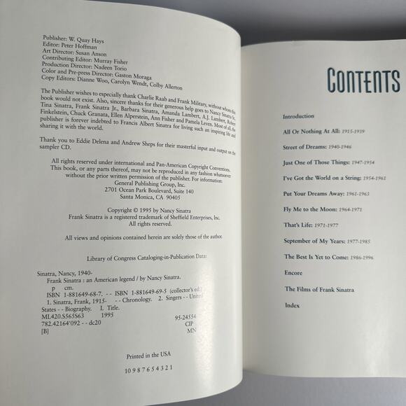 FIRST EDITION Easton Press FRANK SINATRA An American Legend 1995 LEATHER FINE! - Picture 10 of 12